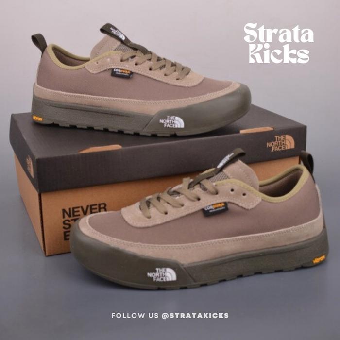 The North Face Clyffe Shoes “Mushroom Grey/Demitasse Brown” Low-Top Hiking Shoes Nf0A8Ad9Dsg (Size 3