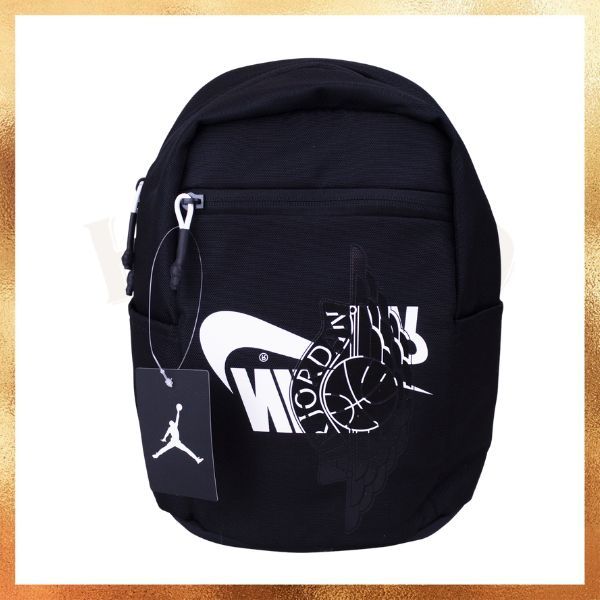 Tas Air Jordan Kids Black Backpack Original