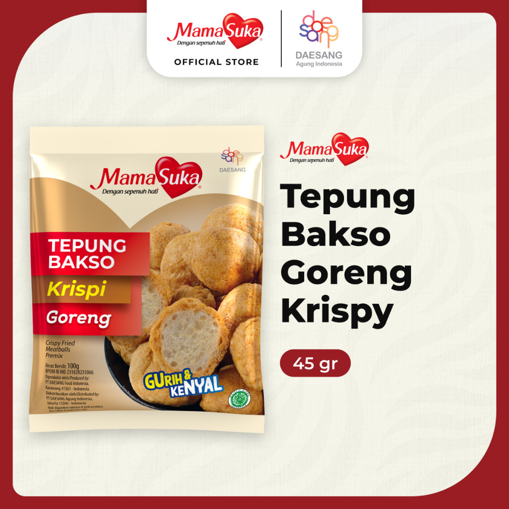 MamaSuka - Tepung Bakso Goreng Krispi 45 gr