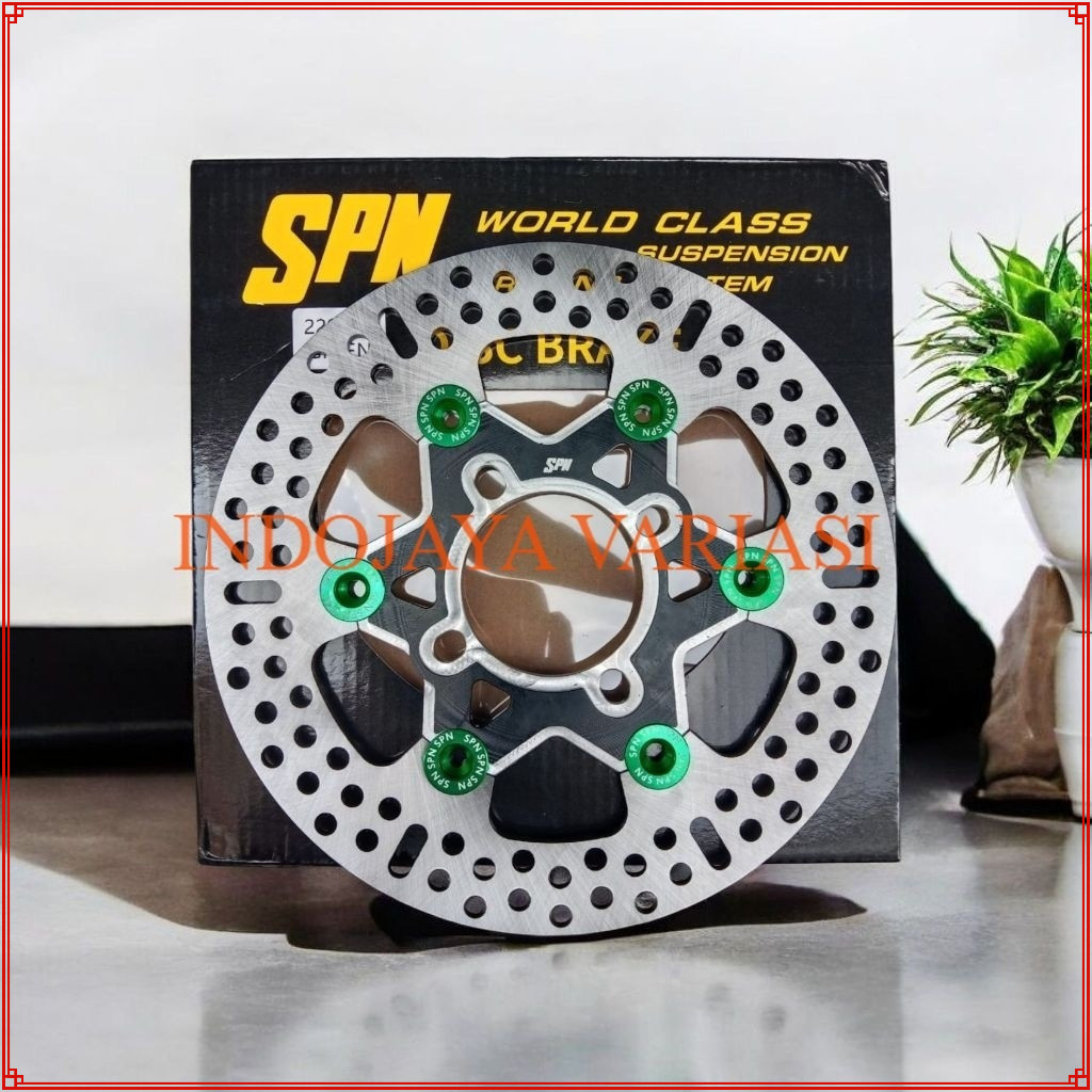 Disc Piringan Cakram Depan floating Stainless [220mm-Gerigi]BEAT / VARI0110/MIO SOUL/VAR1O125/ GENIO