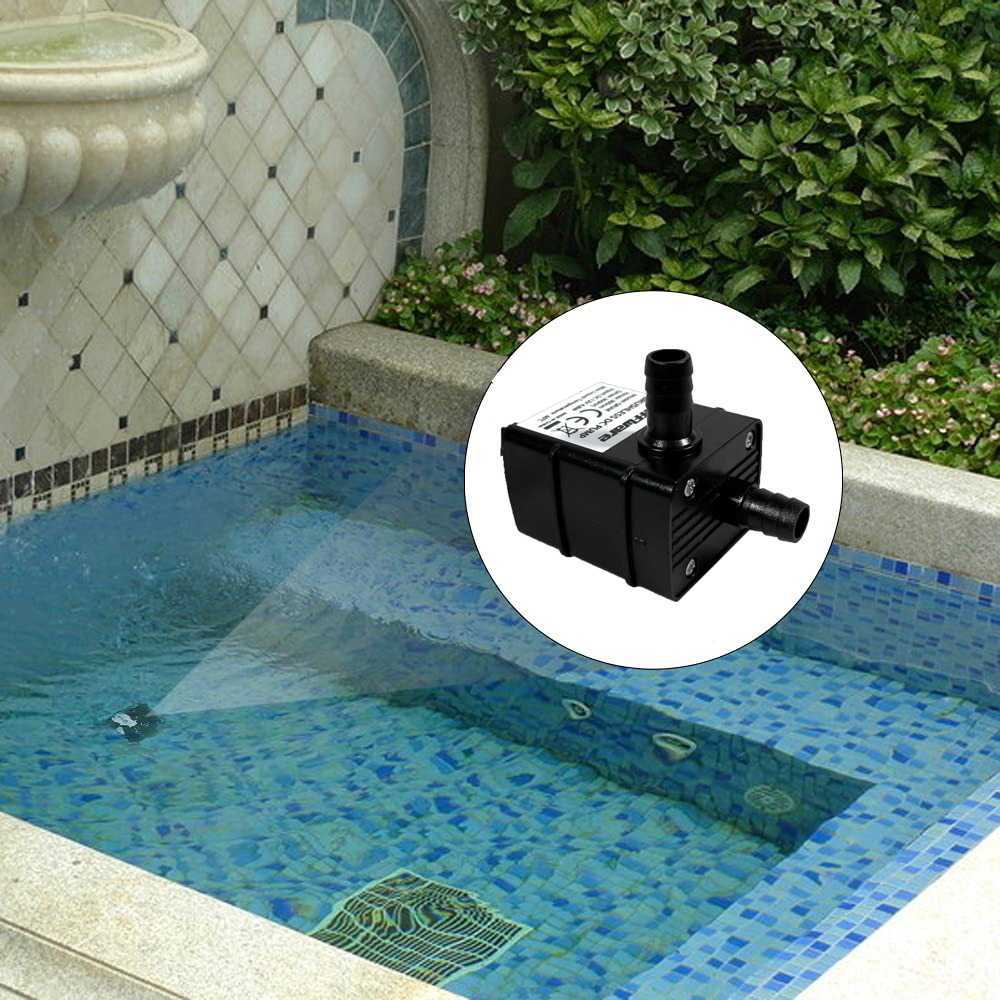 Taffware Pompa Air Celup Multifungsi Aquarium Submersible Pump 12V - Pompa dalam air
