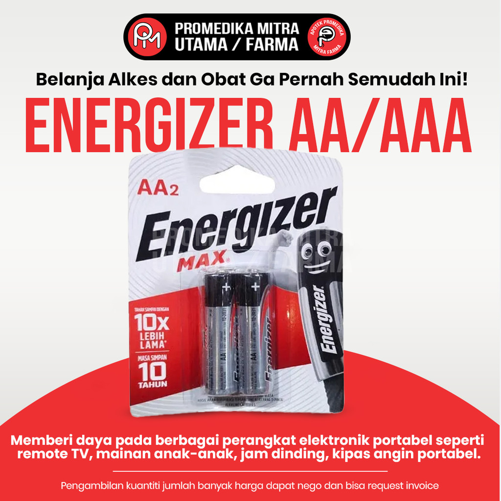 Baterai Energizer | Berbagai Macam Baterai Energizer | Khusus Pembelian Kaltim