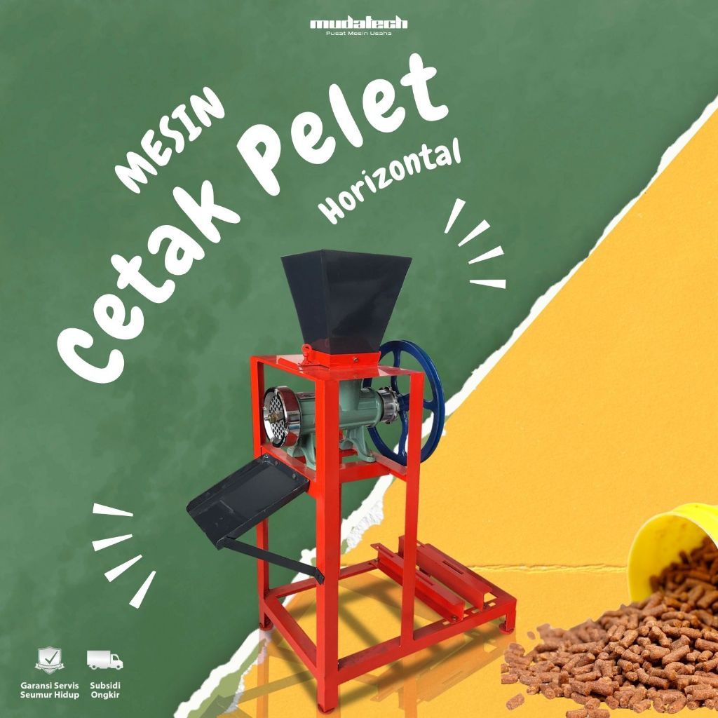 Mesin Cetak Pelet Horizontal - Mesin Pelet Giling Daging, Cabe Gilingan, Bumbu Kacang
