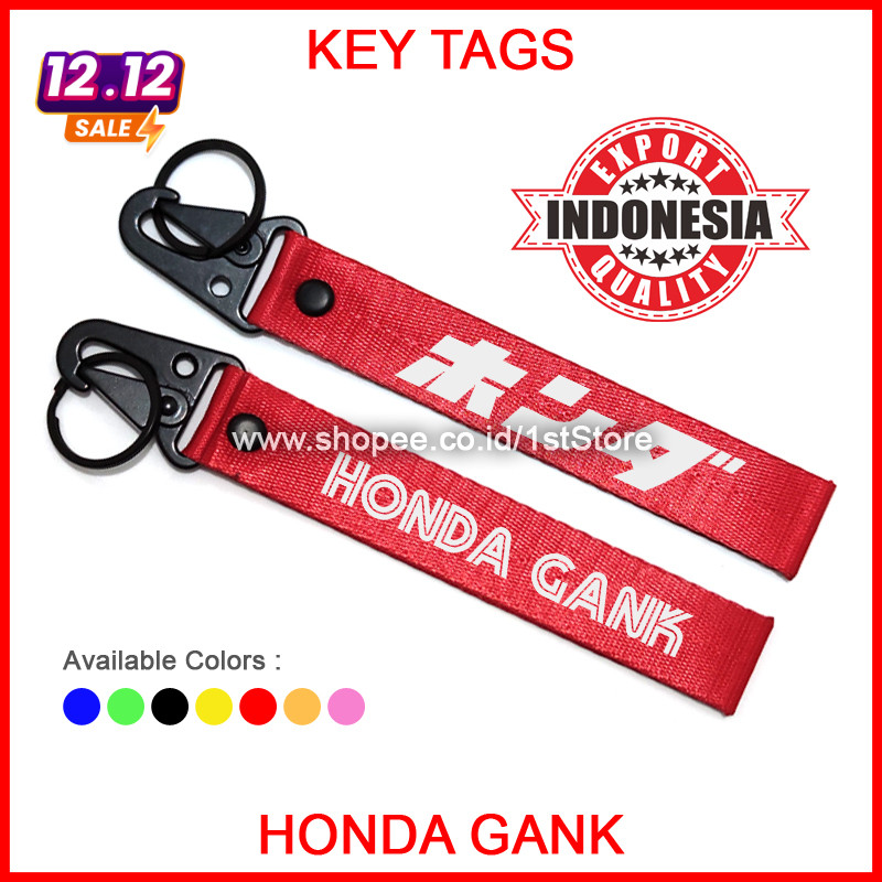 GANTUNGAN KUNCI HONDA GANK PREMIUM KEYCHAIN LOGO SEPEDA MOTOR CLASSIC CB 100 125 CB100 TWIN GL PRO S