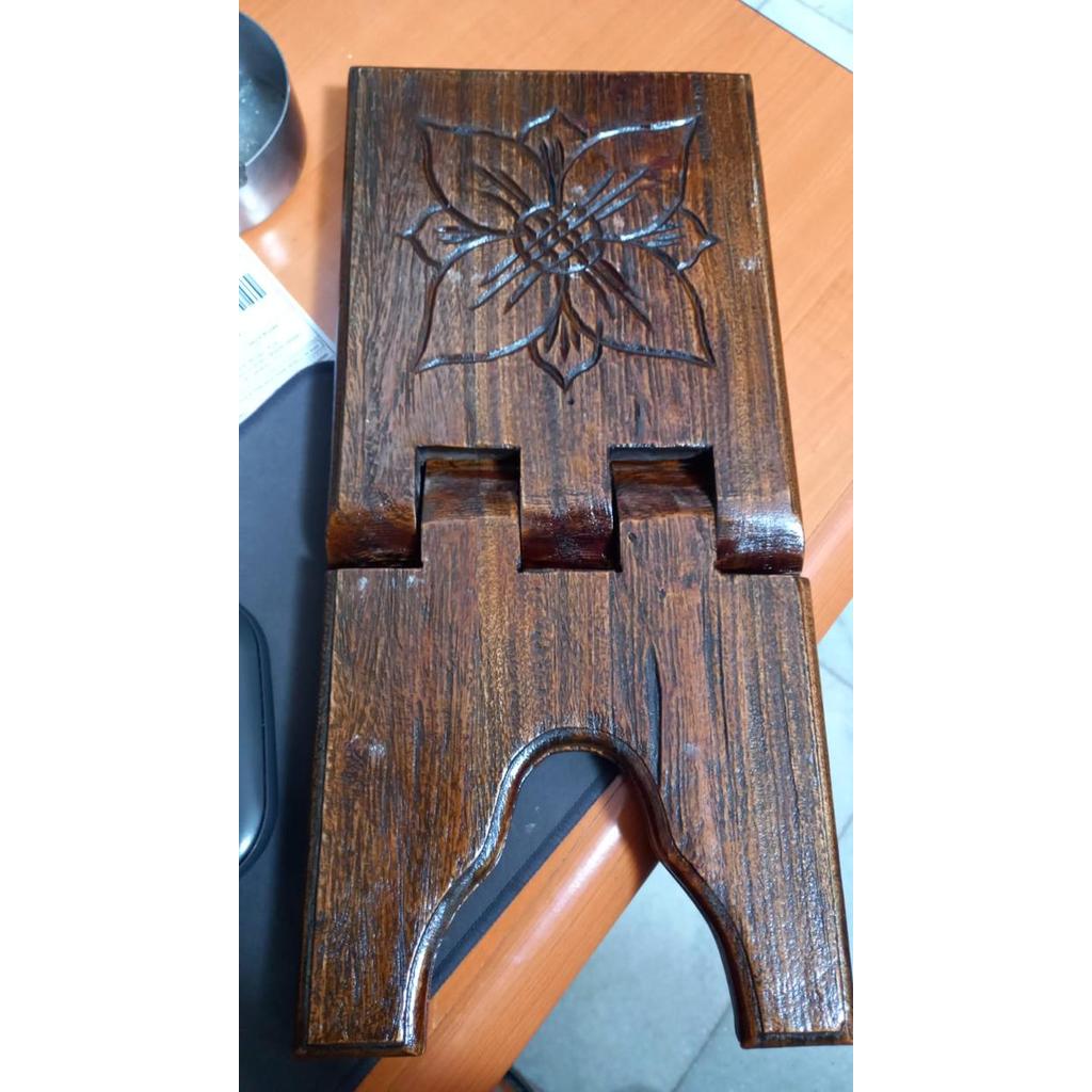 rekal alquran 20cm jumbo tatakan dudukan quran ukuran besar rekal al quran tatakan al quran dudukan 