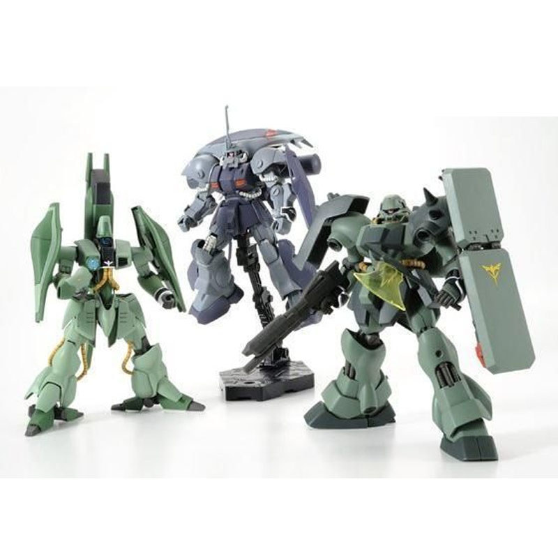 Bandai Original MODEL KIT GUNDAM HG 1/144 EWAC ZACK GAZA C GEARA DOGA Anime Action Figure Assembly M