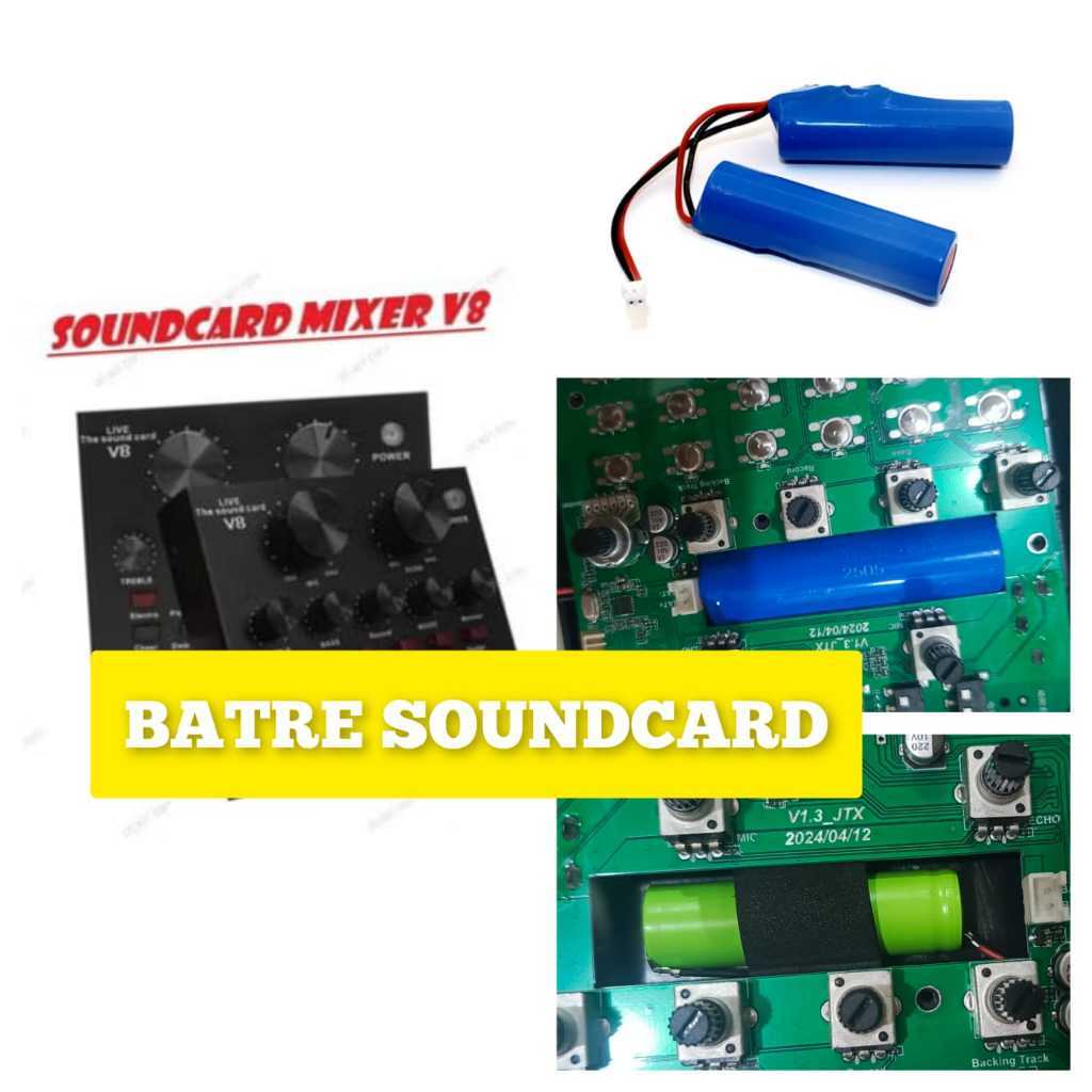 Batre Soundcard V8 Sparepart Soundcard / Batre soundcard V8 / Batre soket soundcard