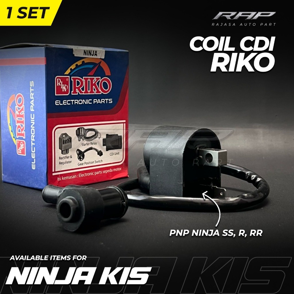 COIL CDI SET/KOIL NINJA 2TAK NINJA 150 KIS PNP NINJA RR/R/SS/KIPS KOIL PENGAPIAN IGNITION NINJA 2TAK