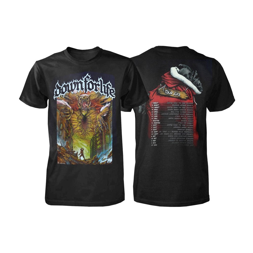 ORIGINAL TSHIRT DOWN FOR LIFE - HELL TOUR