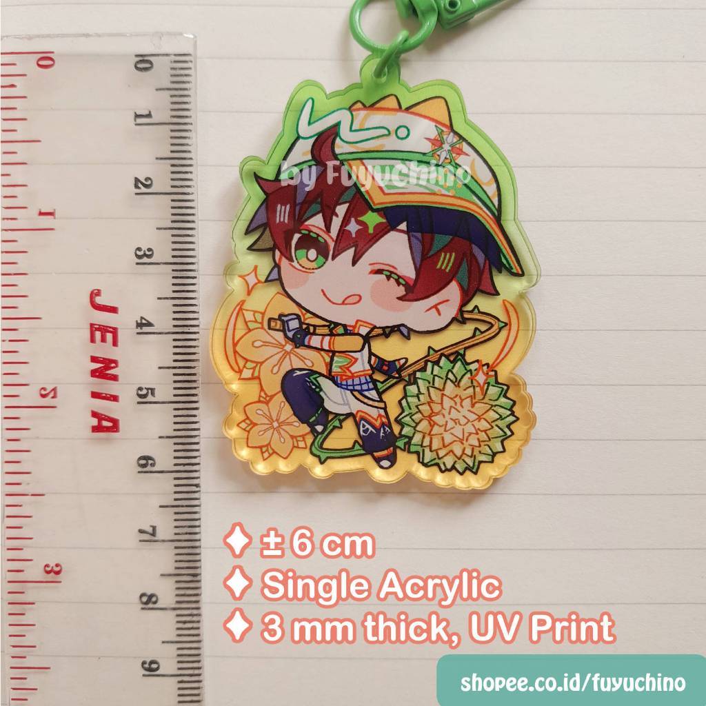 Gantungan Kunci Elemental Fusion BoBoiboy - [BoBoiBoy Fanmerch Acrylic Keychain]