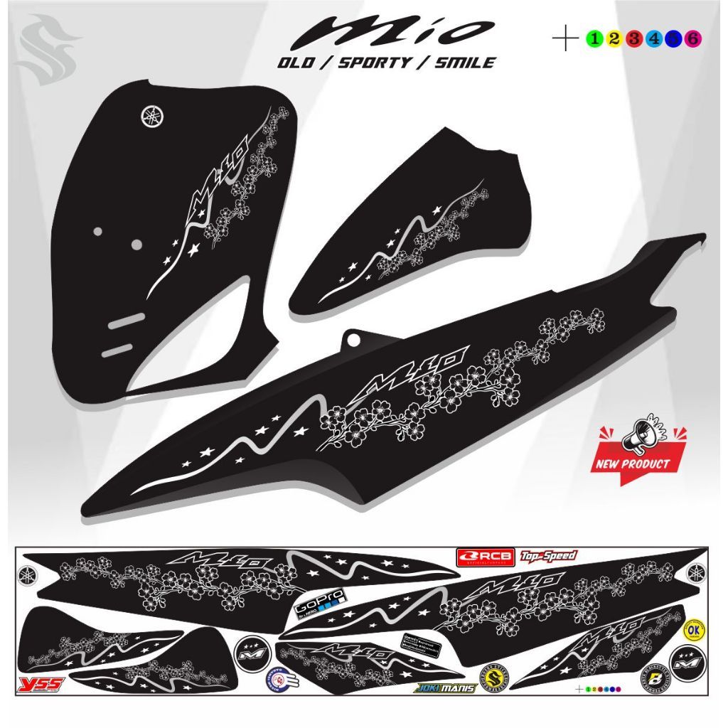VARIASI STRIPING MIO SPORTY / STRIPING ALL MIO OLD LIS VARIASI
