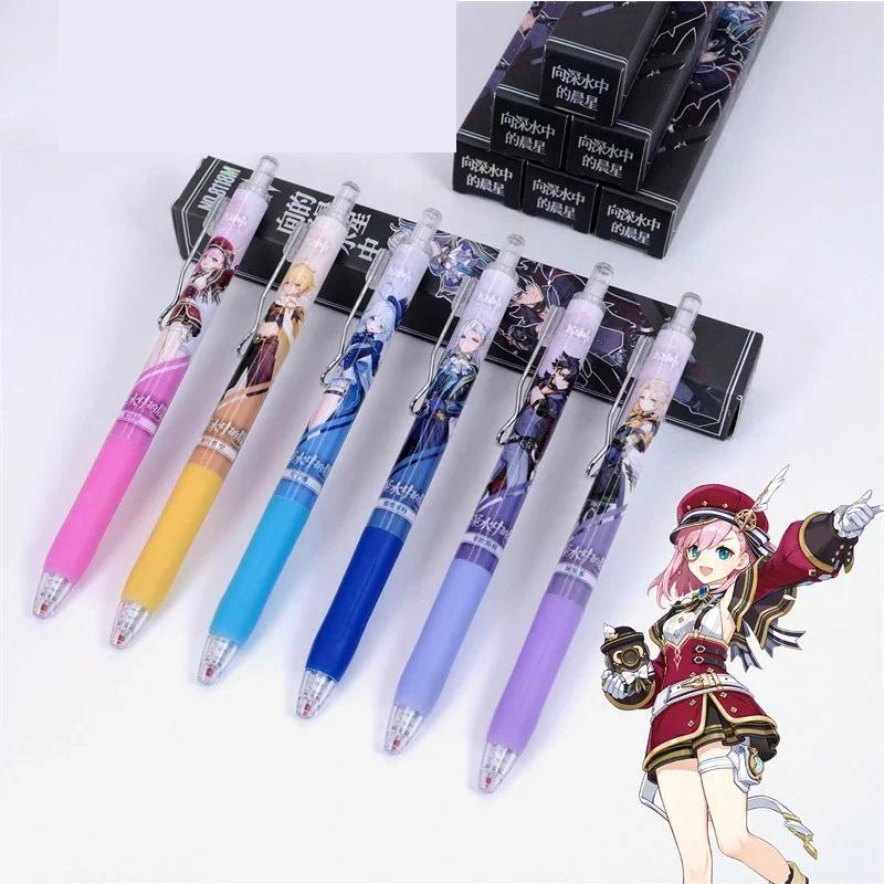 2025 Genshin Impact Pent Roller Ball Pen Wriothesley Neuvillette Focalors Furina Aether Albedo arlot
