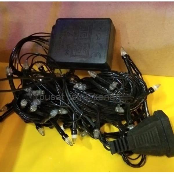Lampu Natal / Lampu Tumblr LED Kabel Hitam RGB 10 Meter / 10 mtr