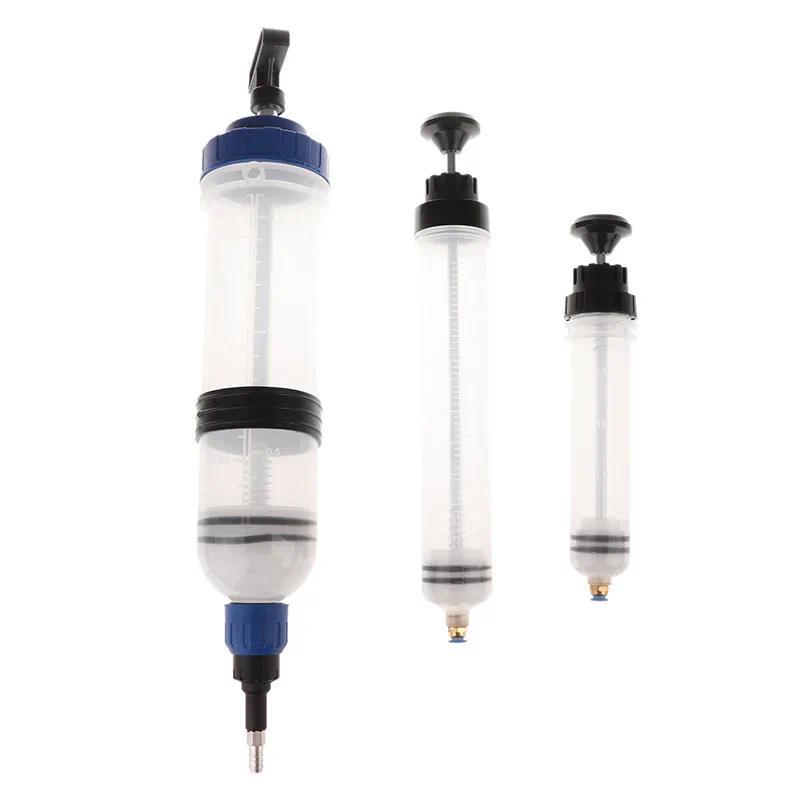 Manual Suction Vacuum Brake Fluid Extractor Car Oil Injecting Pump Syringe