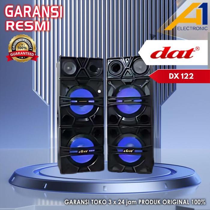 DAT Speaker Aktif DX 122 | Speaker Aktif Dat dx122 dengan Bass Bertenaga dan 4 Input Mikrofon - Subw