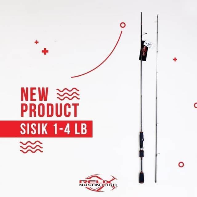 Joran  Sisik 652 UL 1-4lb SpinningRelix Nusantara