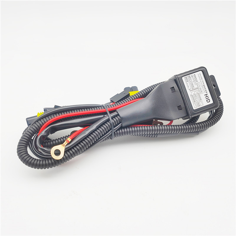 H4 H4-3 HID LED Wiring Relay Harness For Bi-xenon Lens Bi-led Projector Cable High Low Light Wired 2