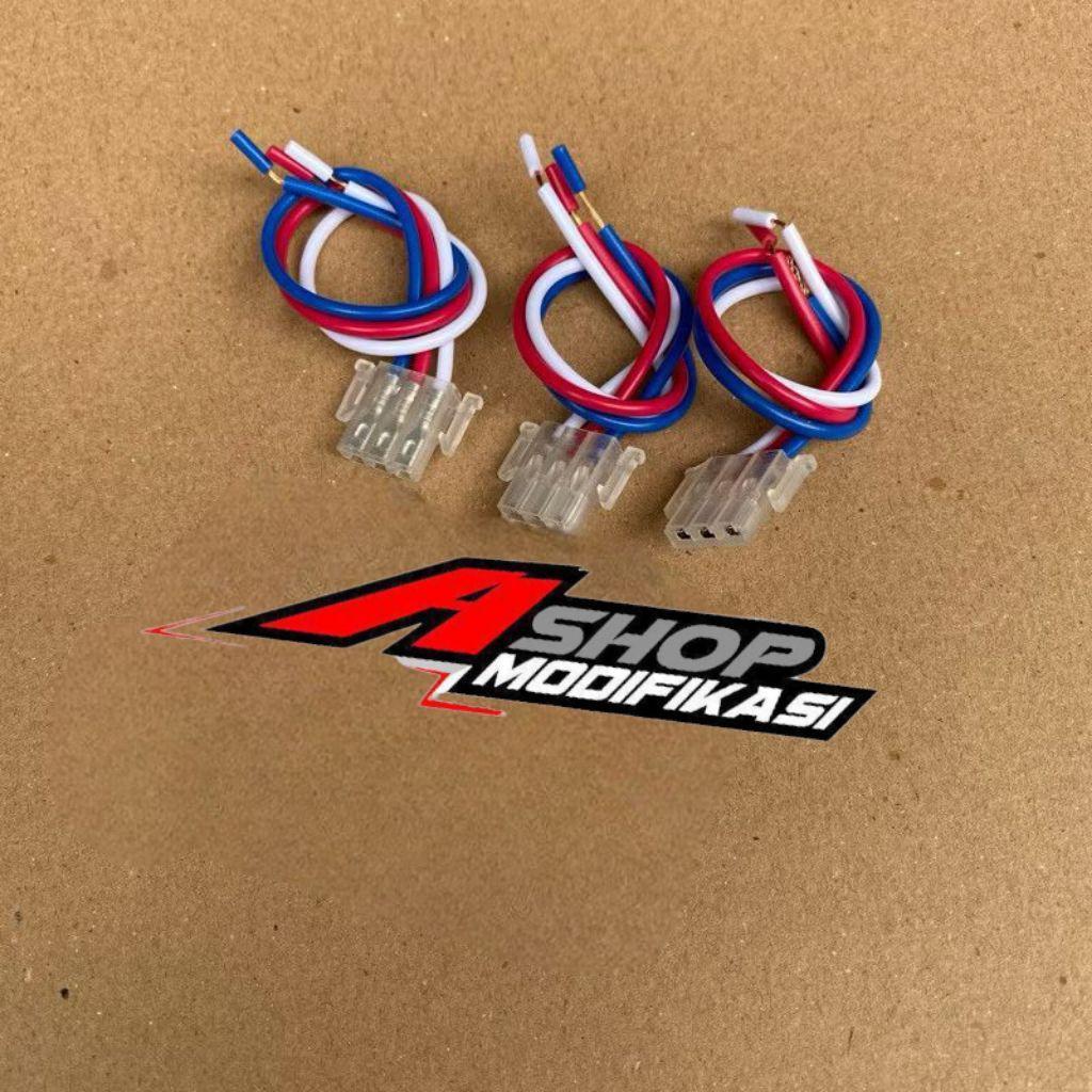 Kabel Socket 3pin Kabel Converter 3pin Untuk Saklar Motor Yang Menggunakan Socket 3pin