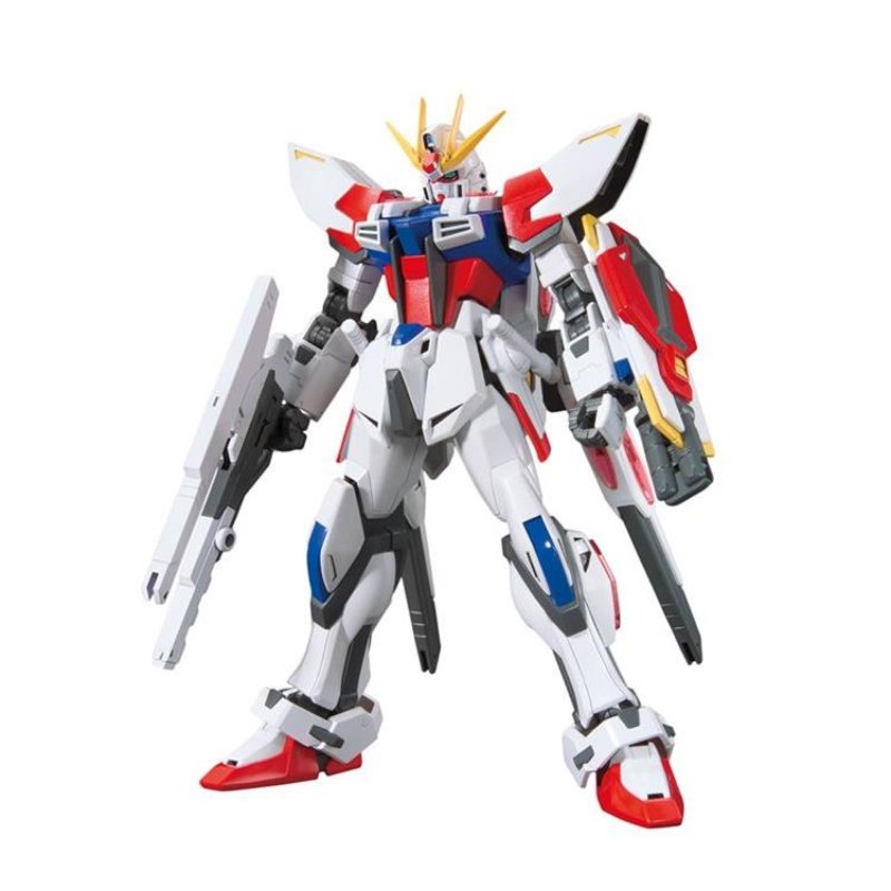 Bandai Original GUNDAM HG BF 1/144 Anime Build Strike Gundam Action Figure Assembly Model Toys Colle