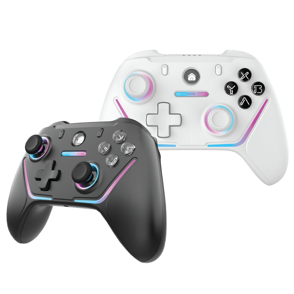 Gamepad Wireless RYUNIX G80 Dual Mode Controller RGB Macro Type-C