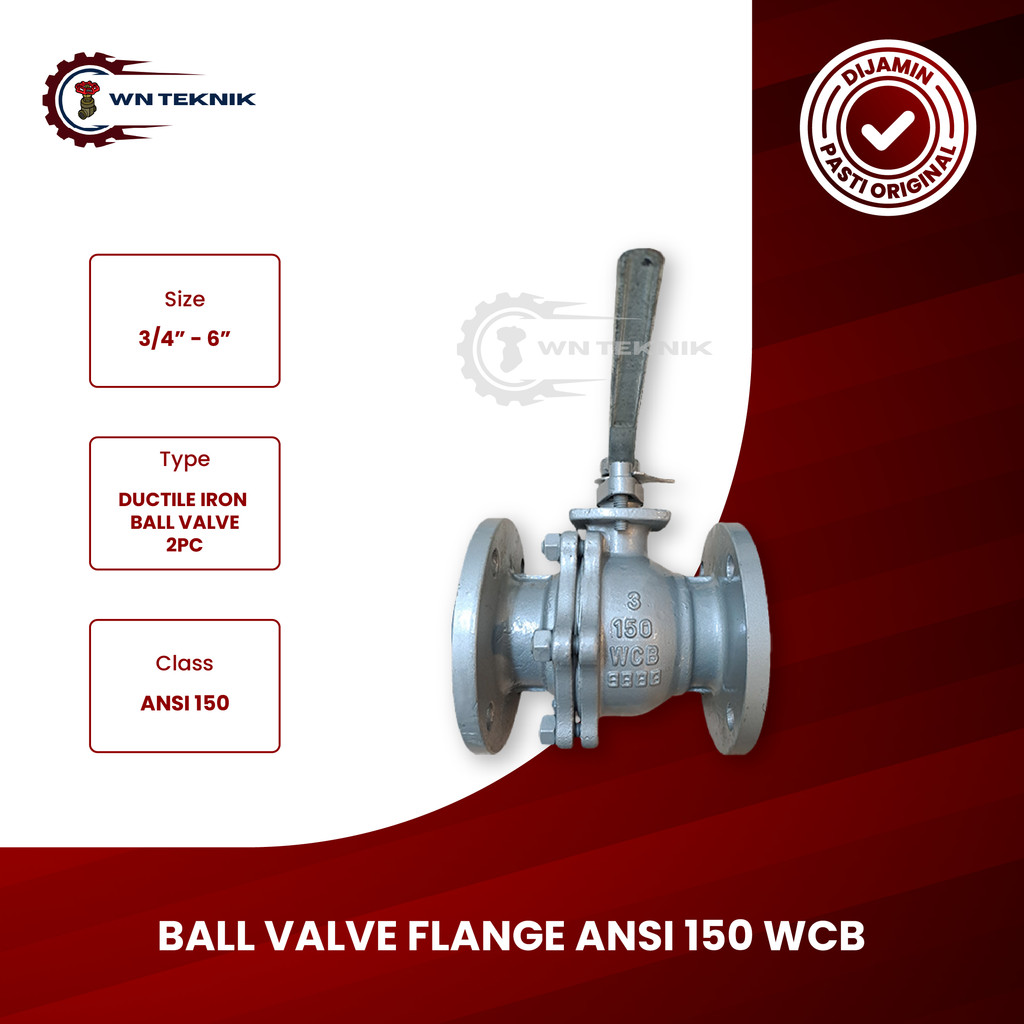 BALL VALVE WCB ANSI 150 2" INCH ORIGINAL 100%
