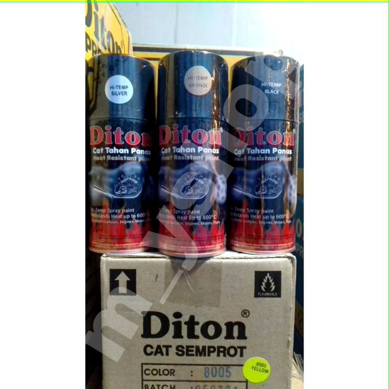 RJ Pilok Diton Hi temp Black 300cc Hi temp Silver 300cc Hi temp Bronze 300cc pilok knalpot pilok mes