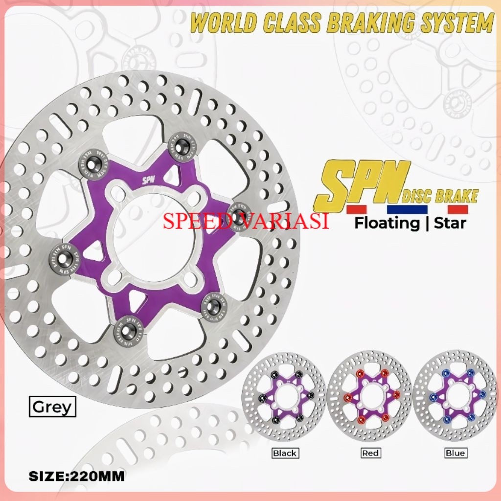 Disk cakram piringan cakram 220mm import thailand beat mio vario scoopy mio m3 all YMH 4lobang