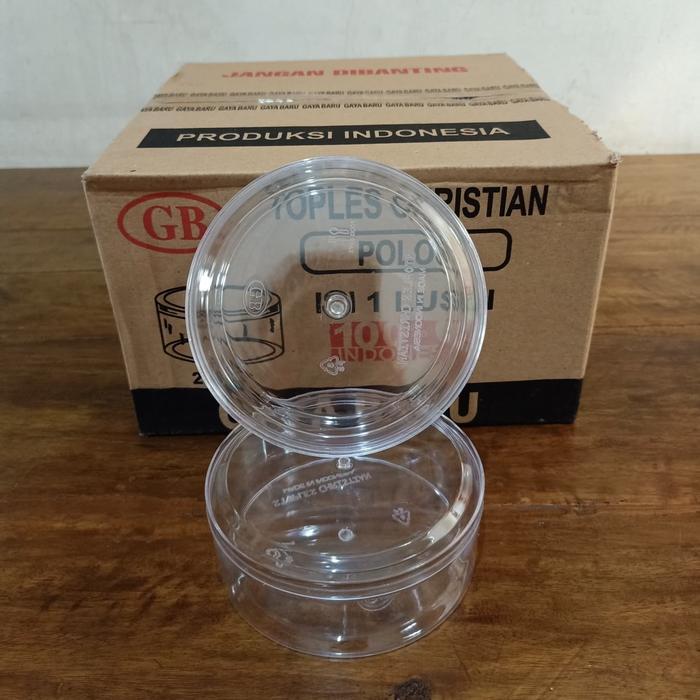 Toples Kue Kering Plastik Christian/Lingkaran - 250 gr