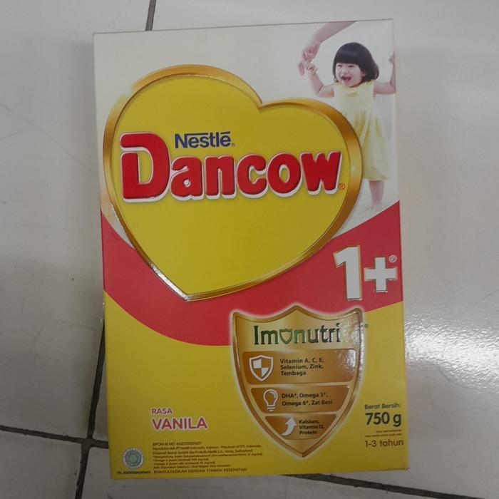 Dancow 1+ Plus Susu Bubuk Pertumbuhan Anak Usia 1-3 tahun Rasa VANILA / MADU / COKLAT 750gr