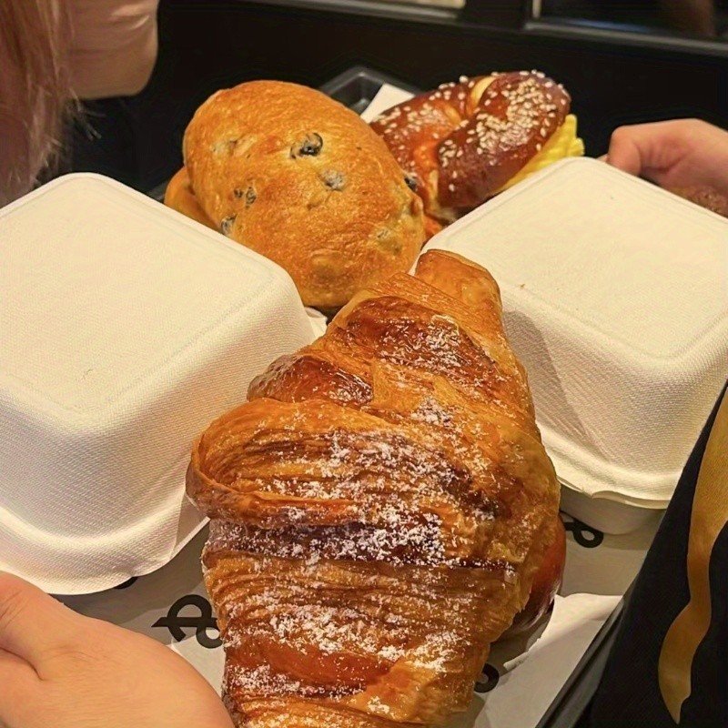 10pcs Disposable packaging box cake packaging box surprise bouquet packaging box bento packaging box