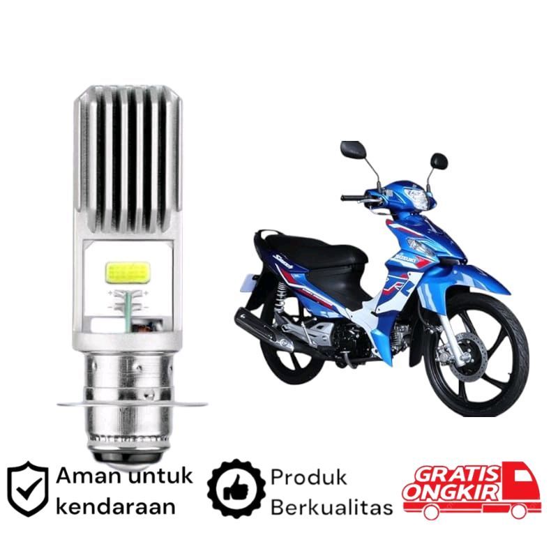 1pcs Lampu depan LED H6 COB motor Suzuki smash titan Koko