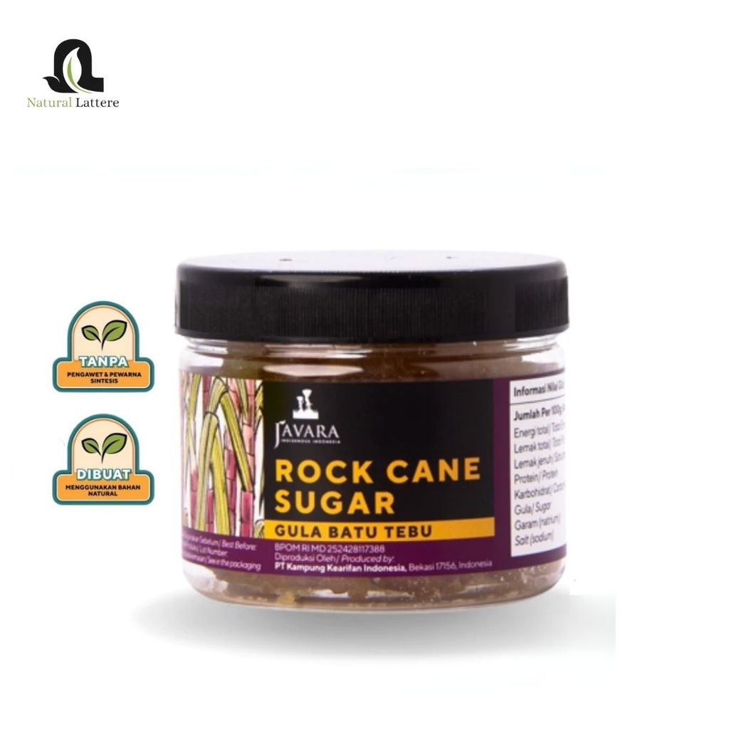 Javara Gula Batu / Natural Rock Sugar Pet Jar