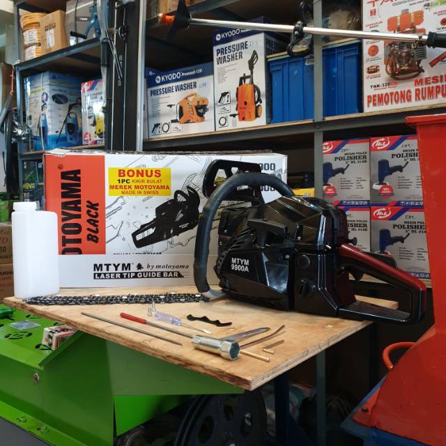 PROMO SALE SENSO SINSO MESIN POTONG KAYU MOTOYAMA CHAINSAW 9900A