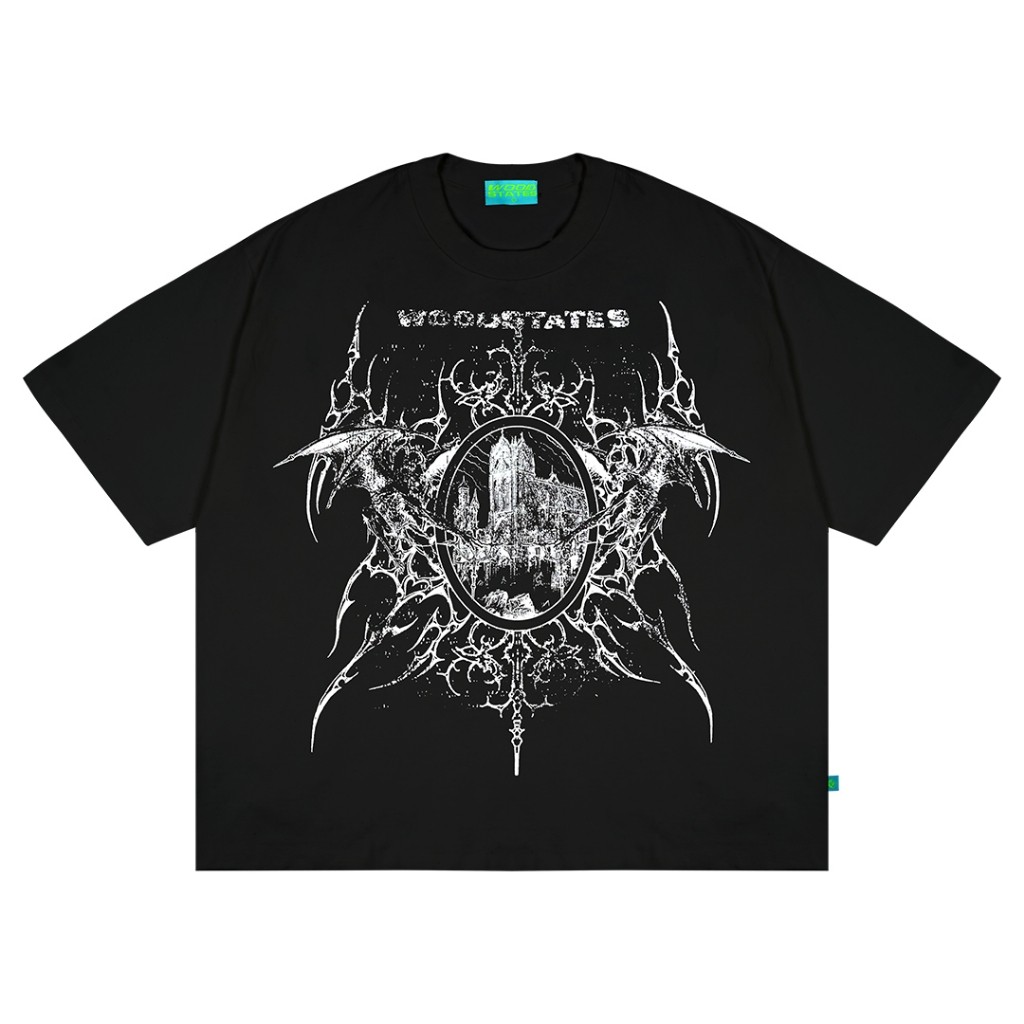 COD Woodstates - Weary Soul Heavyweight Tshirt Kaos Boxy Fit 16s Black