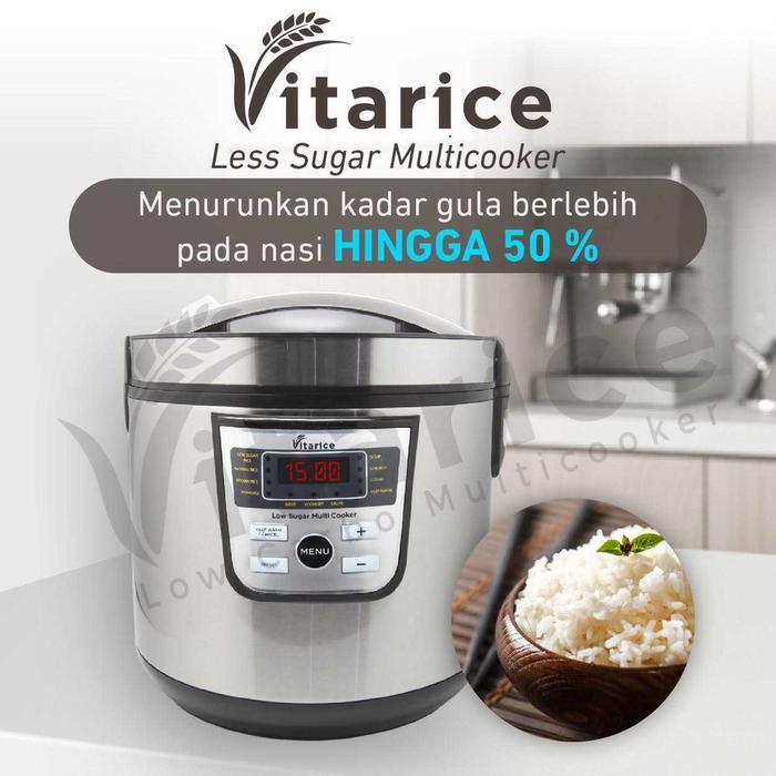 Vitarice Low Carbo Rice cooker masak nasi rendah gula hingga 50 Diskon
