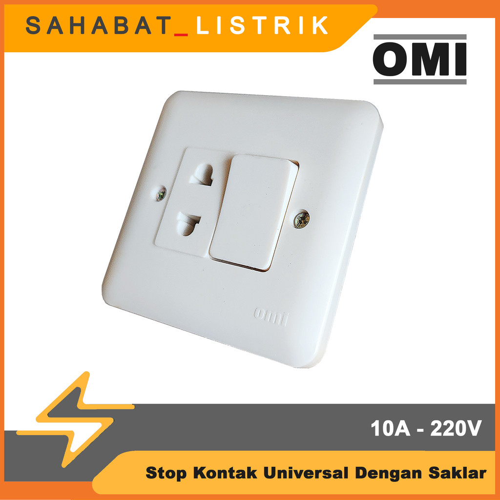 OMI Saklar Stop Kontak IB OB Inbow Outbow Inbo Outbo Bahan ORI Bakelite