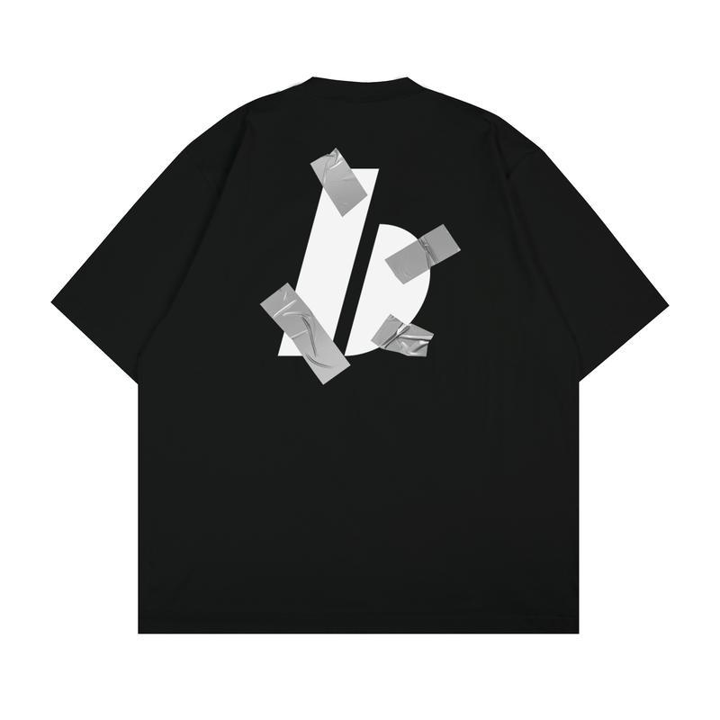 Benidson Kaos Oversize Pria Wanita Hitam – T-Shirt Stick Logo Streetwear Premium Katun Nyaman Harian