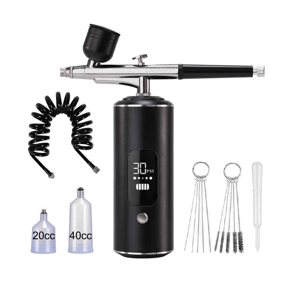 Airbrush with Compressor Portable Airbrush Painting Mini Spray  for Painting Paint Crafts Airbrush C