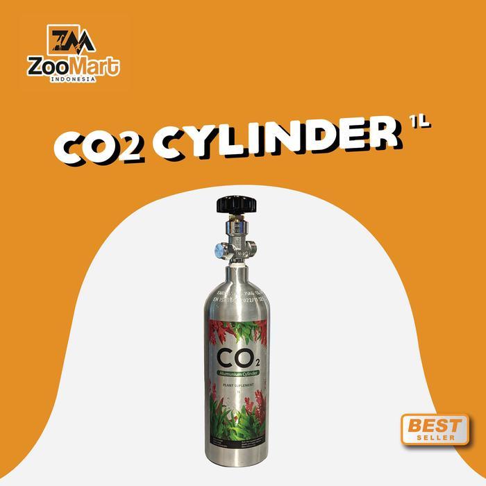 gameboard Alumunium Co2 Cylinder / Tabung Co2 Alumunium - 1 Liter