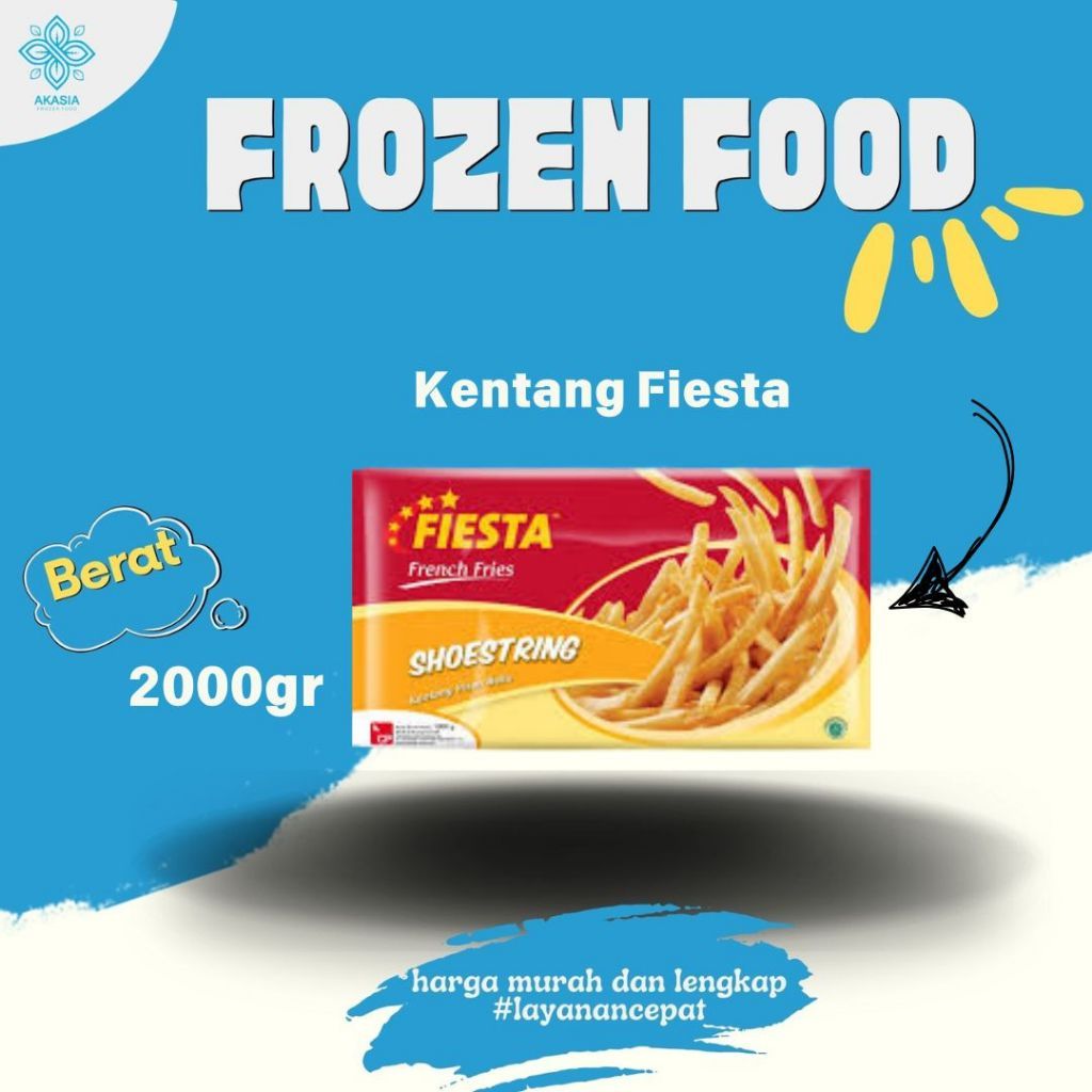 Kentang Fiesta Shoestring (500gr, 1000gr, 2000gr)