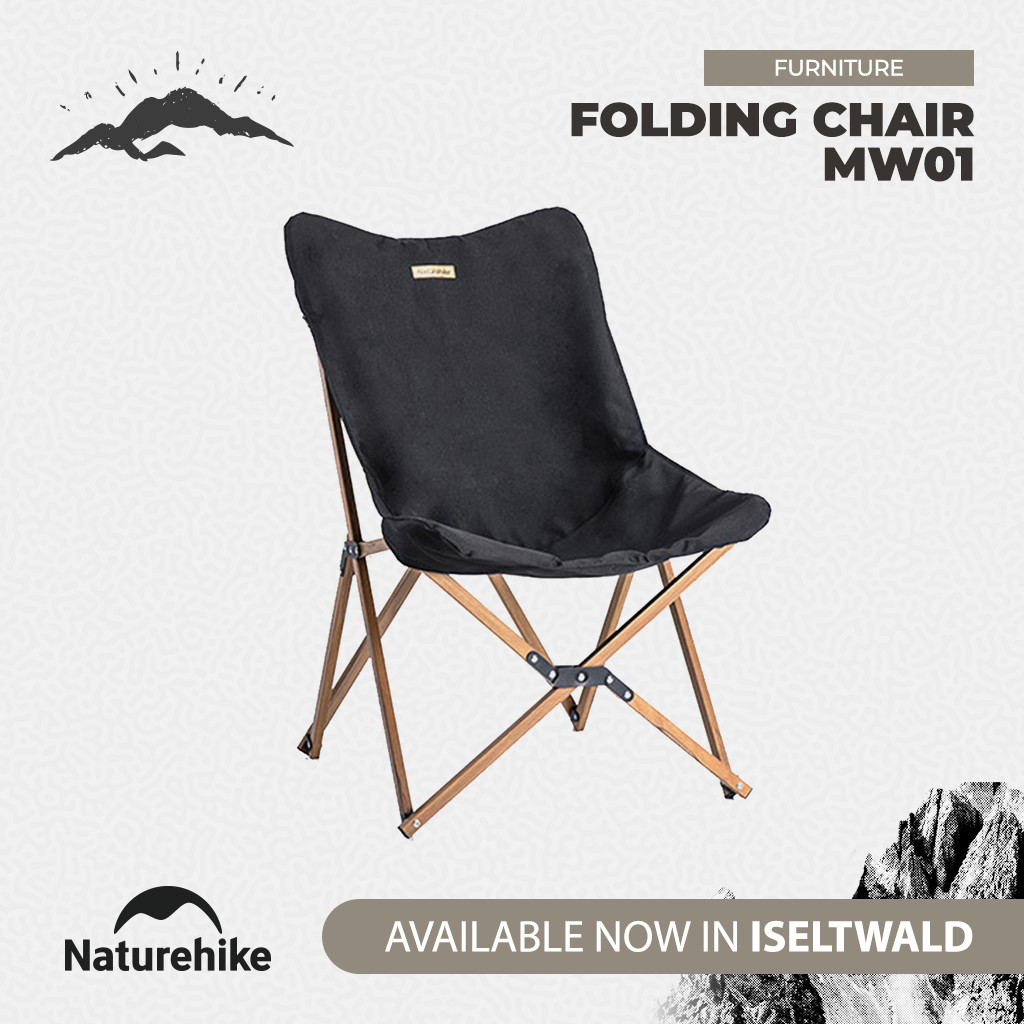 Naturehike Kursi Lipat MW01 Outdoor Folding Chair NH19Y001-Z