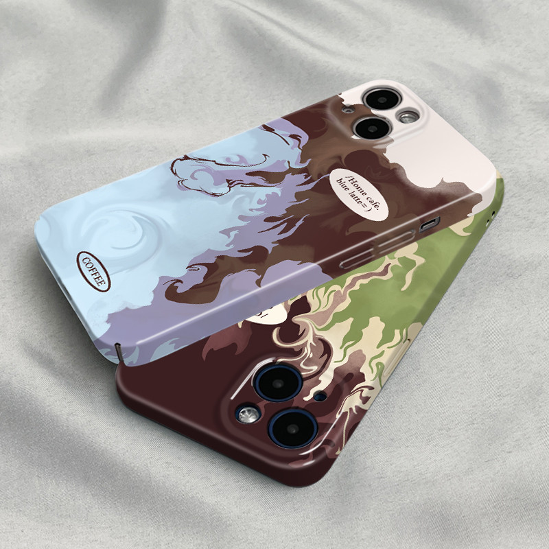 Case Iphone 12 Mini 13 Pro 7 Plus Xr Cewek Bermotif Kartun Lucu Case Iphone 11 11 Pro 12 14 15 Proma