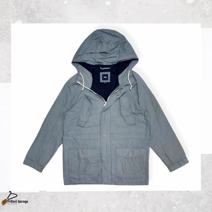 M65 Parka Outdoor Hoodie Jacket GAP Blue Grey Army Color "Vintage"