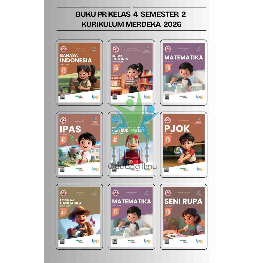 BUKU PR SD Kelas 4  Semester 2 Intan pariwara Terbaru 2026