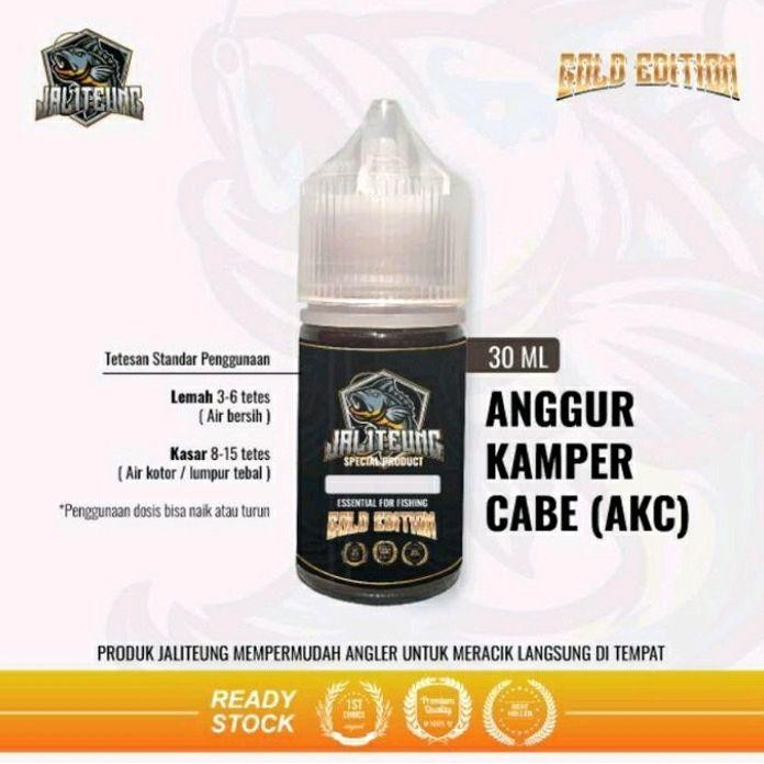 Jaliteung Gold Edition Esen Jaliteng Rasa Angur Kamper Paling Banyak Digunakan 30 ML Ready Stock