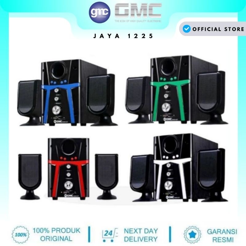 Speaker aktif bluetooth gmc 888D3 Speaker Subwoofer mega bass Original suara mantap Bergaransi Resmi