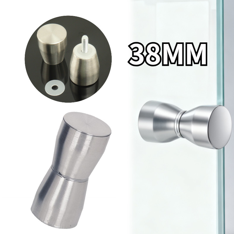 Tarikan Pintu Kaca Jepit Tarikan Handle Pintu Kamar Mandi 1set Lemari Glass Door Handle Glass Handle