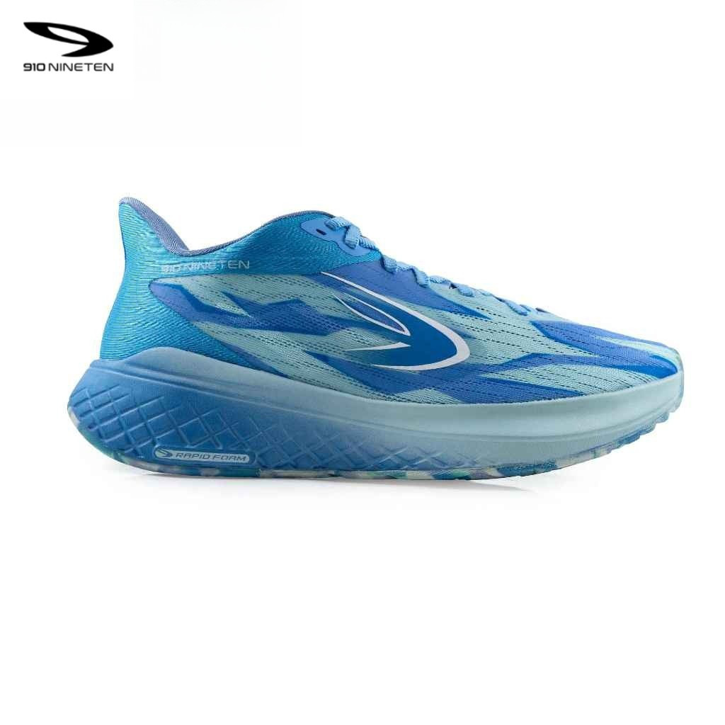 910 KANZAKI 2.0 BIRU - BURGUNDY - HITAM  - Sepatu Lari / Kanzaki 2.0 910Nineten Original