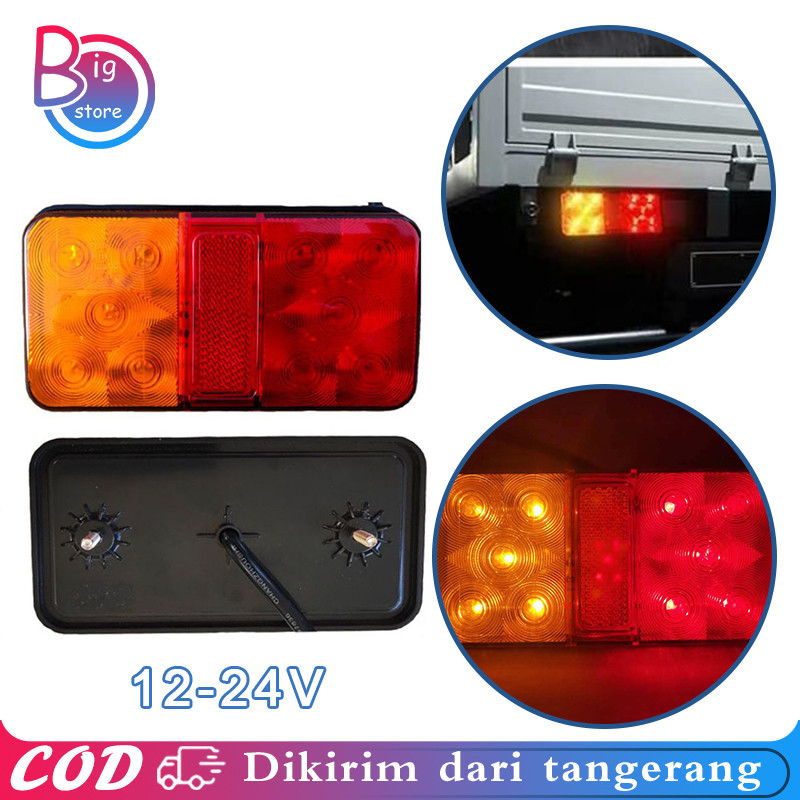 Lampu Rem Belakang Truk 24 Volt 12 V Stop Lamp Truk Lampu Belakang Truk Lampu Sein