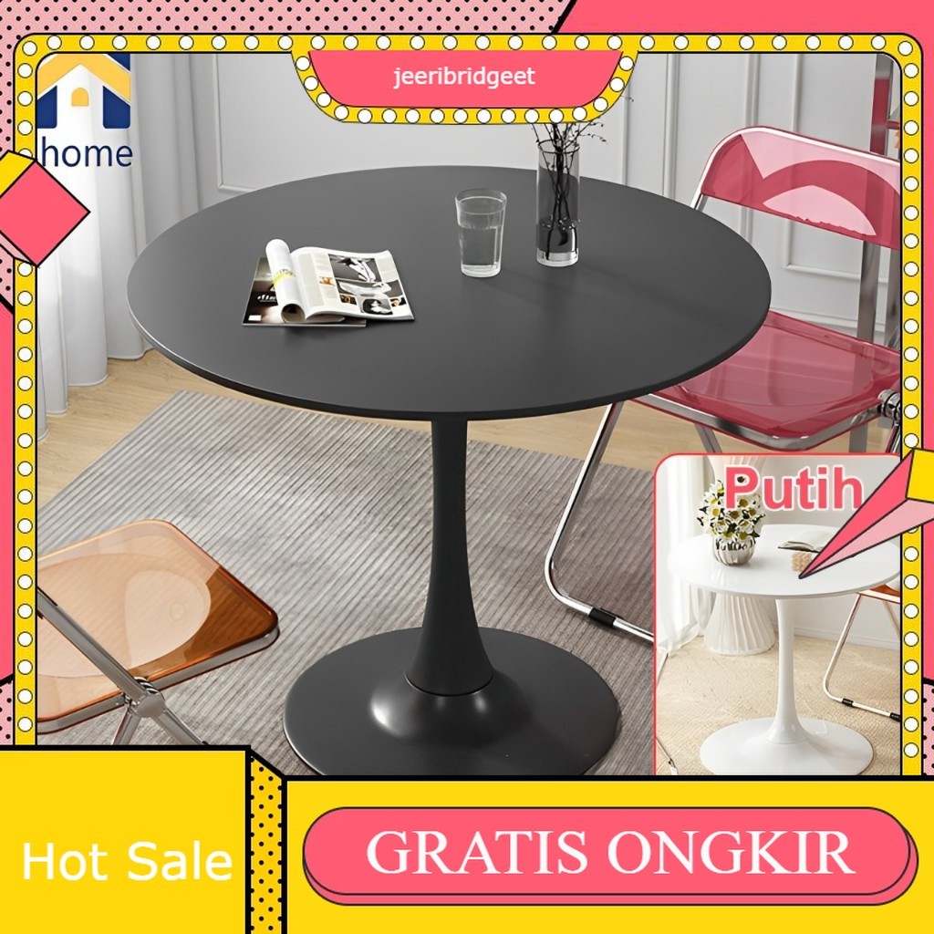 Meja Bulat Meja Tamu Meja Ruang Tamu Minimalis Modern Meja Makan Bulat Meja Bundar Minimalis